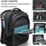 Water-Resistant Laptop Backpack - USB Port & Anti-Theft Pocket