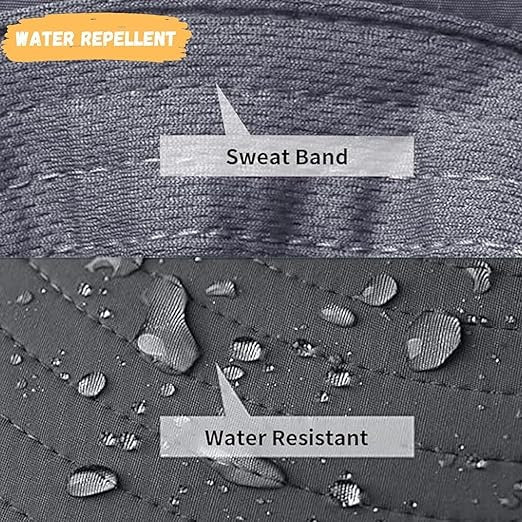 Solar Cooling Sun Hat for Men - Dual Fan Wide Brim