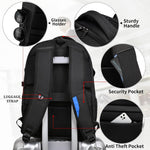 Water-Resistant Laptop Backpack - USB Port & Anti-Theft Pocket