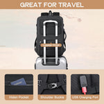 AirVoyage 40L Expandable Backpack - USB Port & Laptop Sleeve