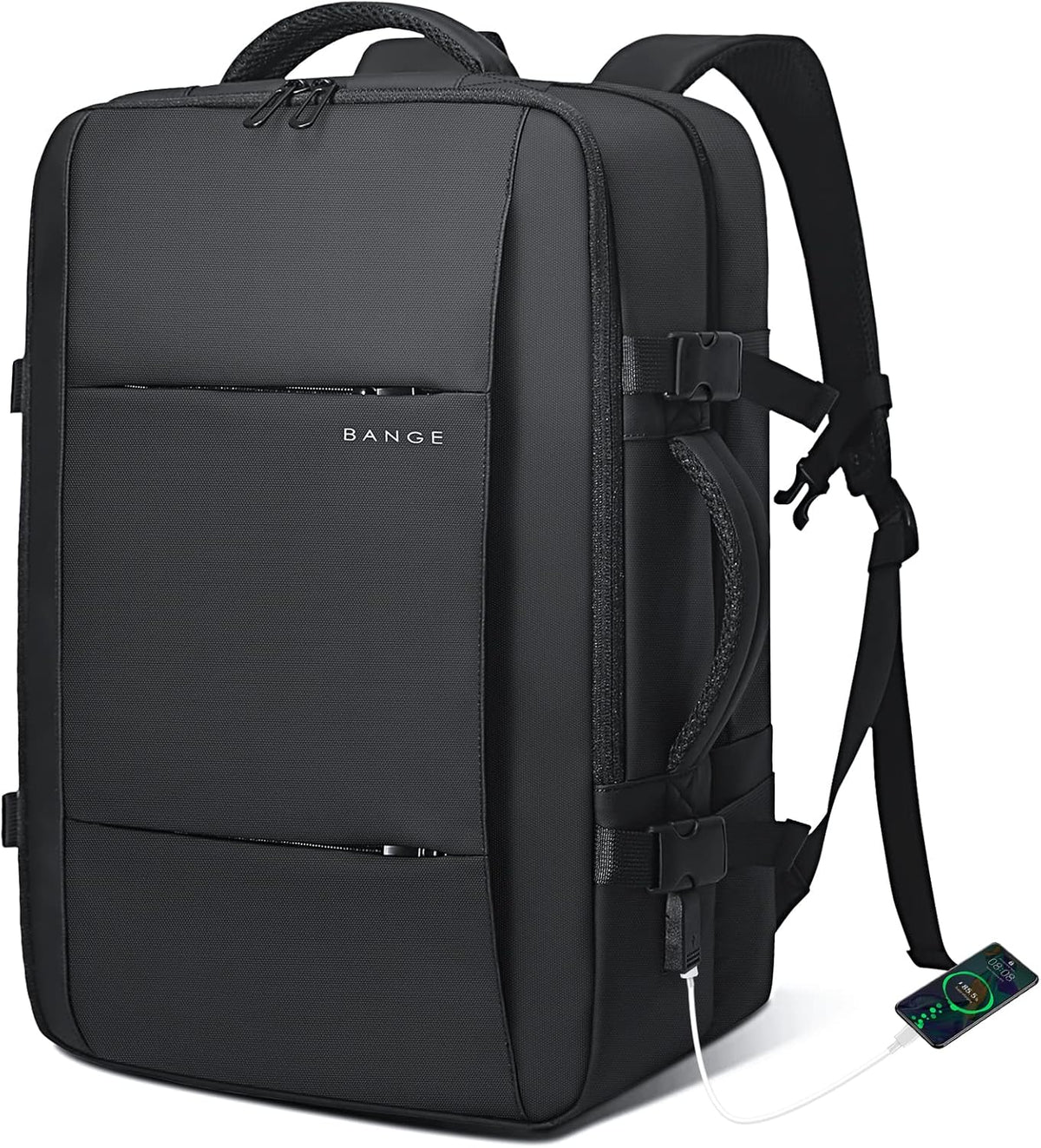 Expandable Travel Backpack - Laptop Sleeve & Duffle Carry