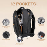AirVoyage 40L Expandable Backpack - USB Port & Laptop Sleeve