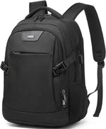 Water-Resistant Laptop Backpack - USB Port & Anti-Theft Pocket