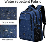 Water-Resistant Laptop Backpack - USB Port & Anti-Theft Pocket