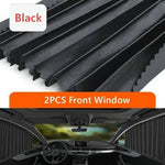 Car Window Shades - Magnetic Sliding Sun Shade Set