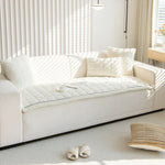 Ultra Plush Sofa Slipcover - Cozy Couch Cover for Fall & Winter