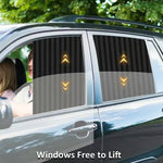 Car Window Shades - Magnetic Sliding Sun Shade Set