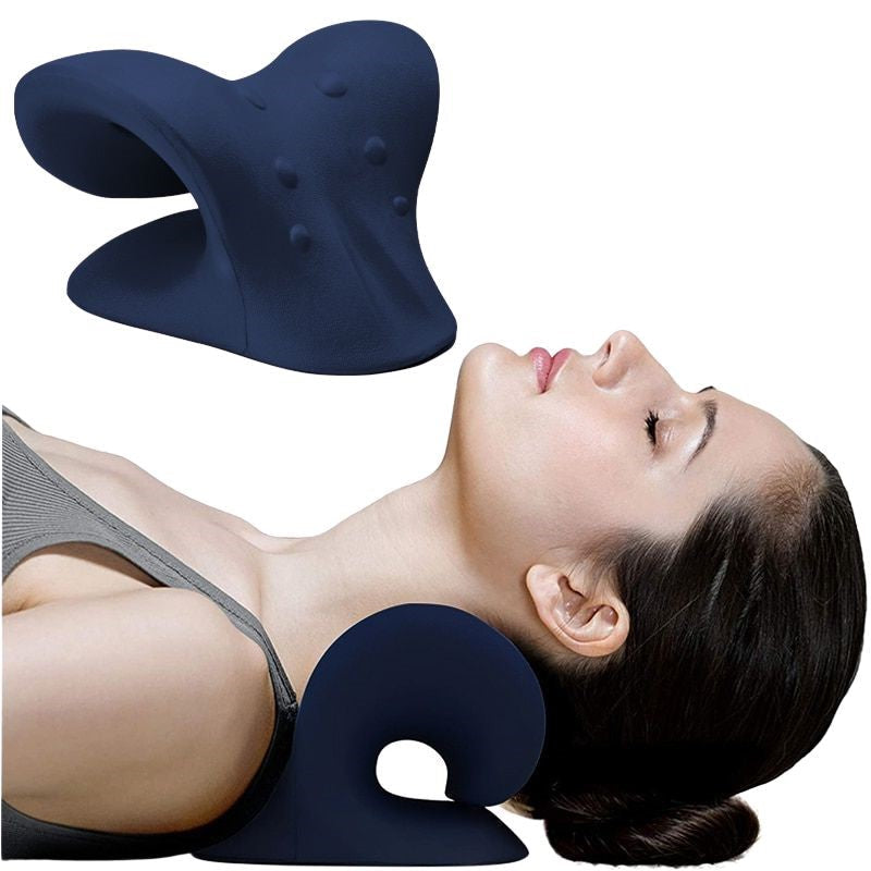 Cervical Neck Stretcher Pillow - Traction Support for Neck Comfort