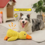 Calming Duck Dog Toy - Squeaky Quacking Chew Toy