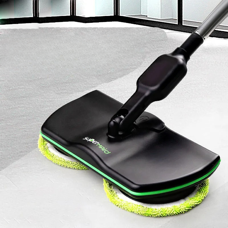 Cordless Electric Spin Mop - Dual-Motor Floor Cleaner & Scrubber
