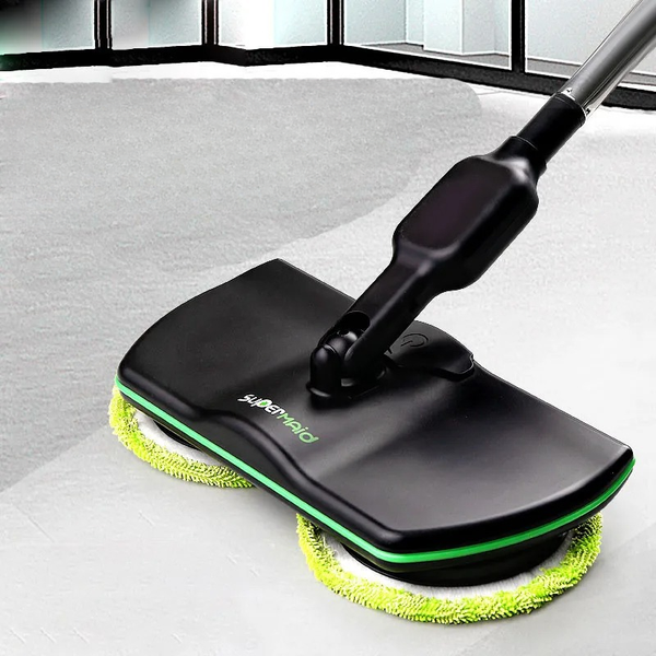 Cordless Electric Spin Mop - Dual-Motor Floor Cleaner & Scrubber