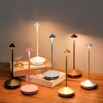 Wireless LED Table Lamp - Rechargeable Cordless Design