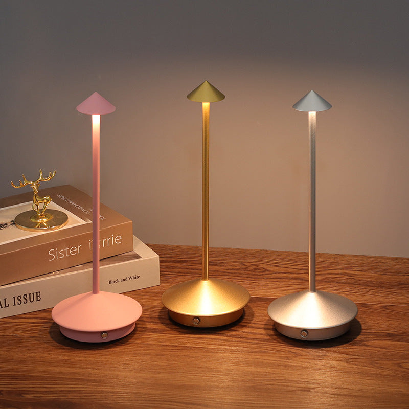 Wireless LED Table Lamp - Rechargeable Cordless Design