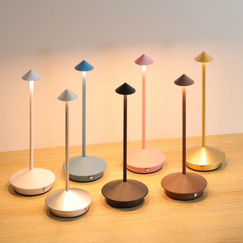 Wireless LED Table Lamp - Rechargeable Cordless Design