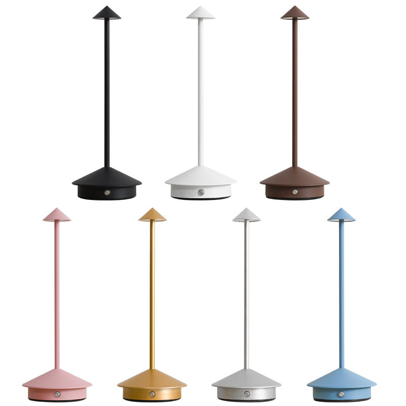 Wireless LED Table Lamp - Rechargeable Cordless Design