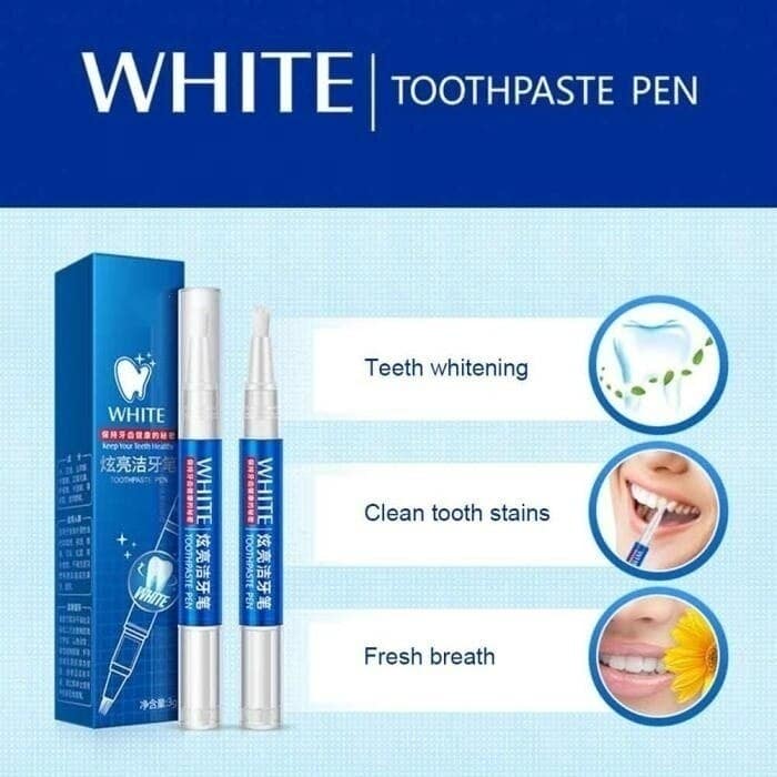 Natural Teeth Whitening Gel Pen - Portable Stain Remover