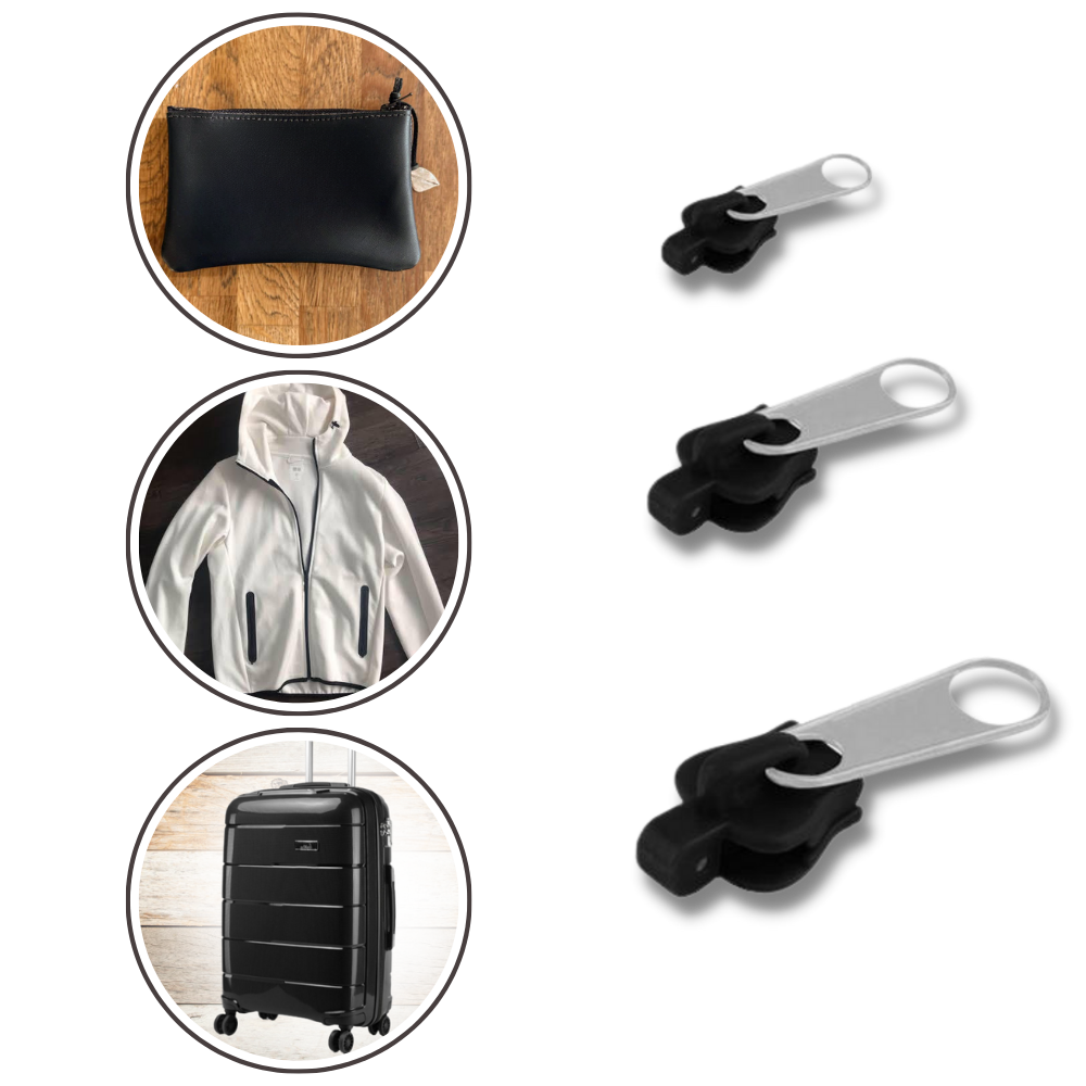 Zipper Slider Replacement - Universal Clip-On Zipper Fix