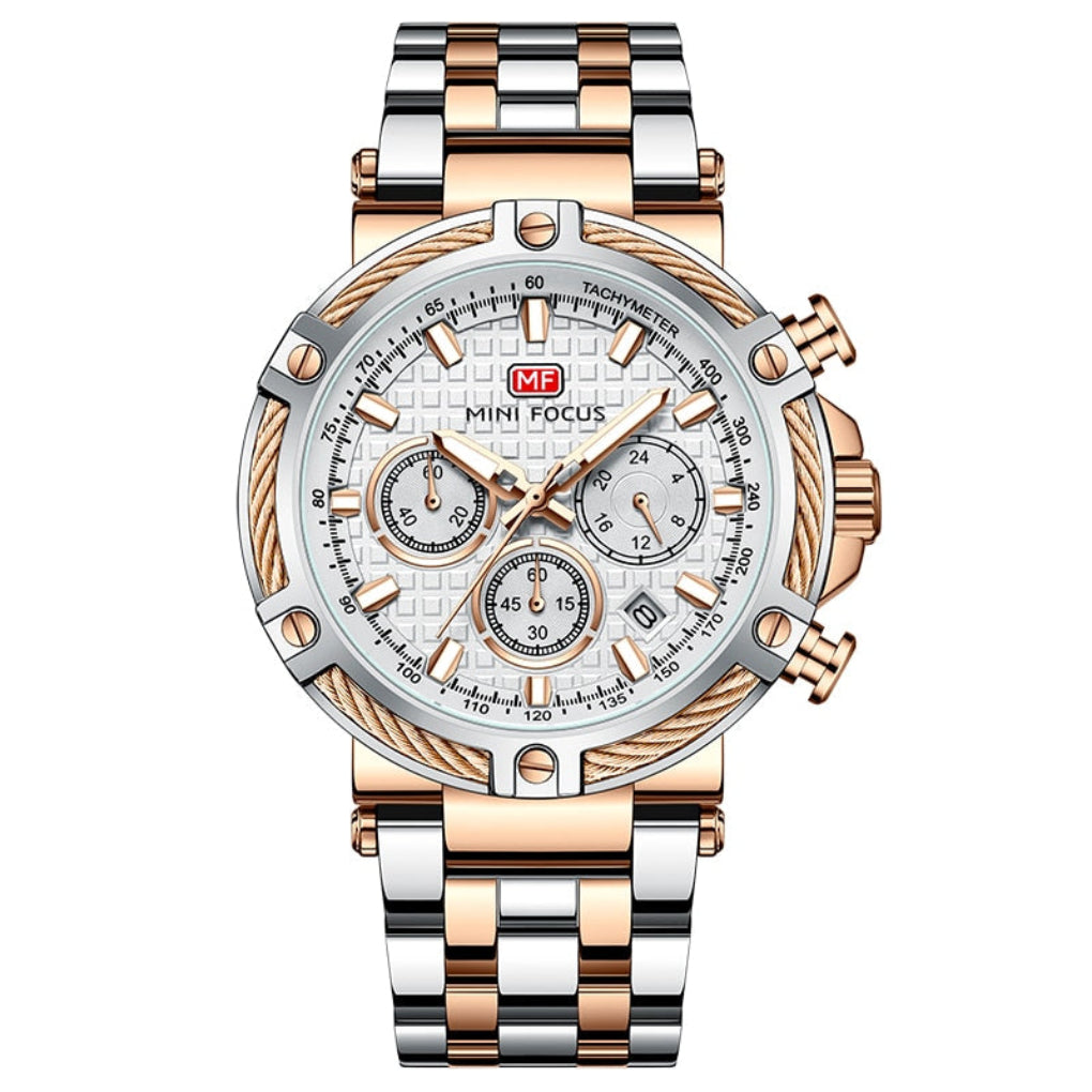 Maritime Men's Wristwatch - Minimalist Numberless Dial