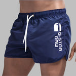 Quick Dry Men's Swim Trunks - Lightweight Solid Color