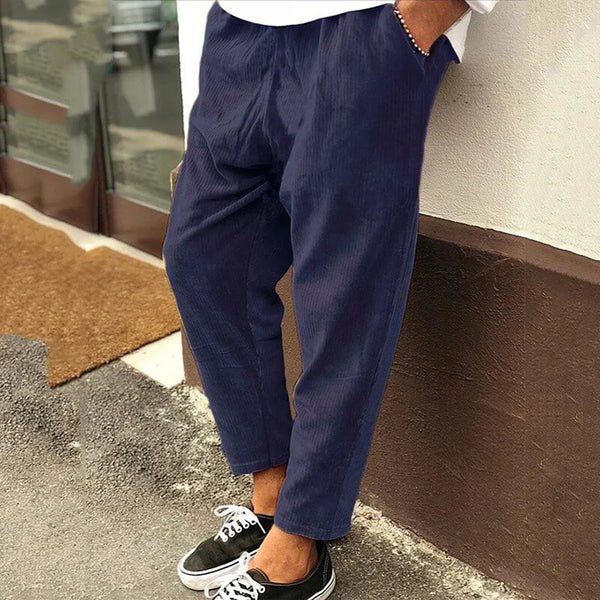 Clyde Corduroy Pants - Classic Straight-Leg Comfort Fit