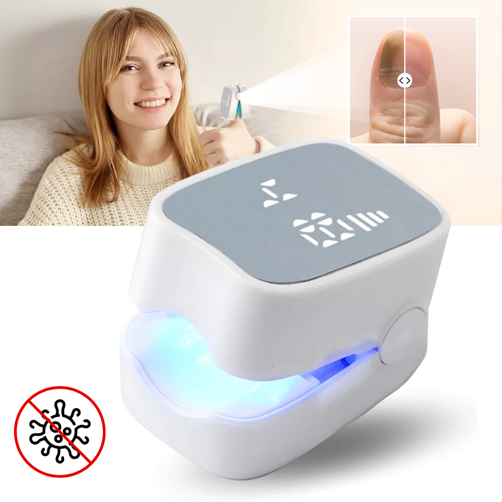 Cold Laser Nail Care Device - Gentle Dual-Light Handheld Tool