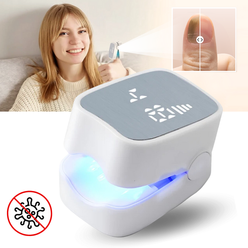 Cold Laser Nail Care Device - Gentle Dual-Light Handheld Tool