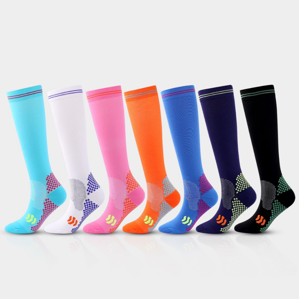 High-Compression Support Socks - Structured Everyday Comfort