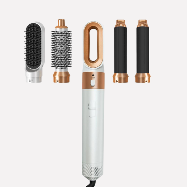 5-in-1 Hair Styler - Multifunction Curling & Straightening Tool