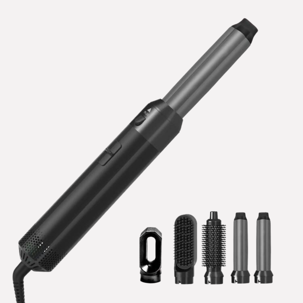 5-in-1 Hair Styler - Multifunction Curling & Straightening Tool