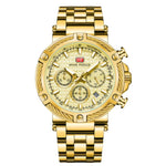 Maritime Men's Wristwatch - Minimalist Numberless Dial