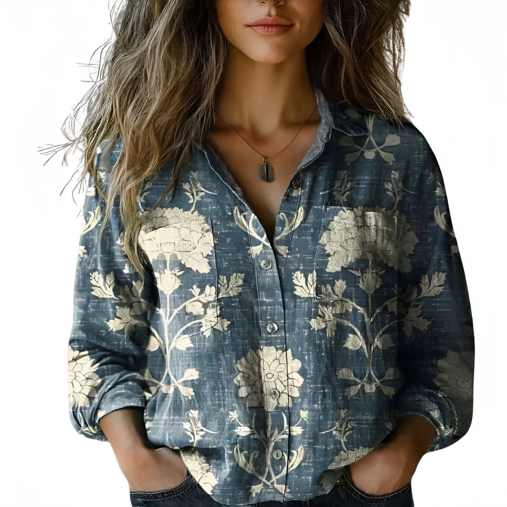 Women's Classic Button-Down Shirt - Timeless, Versatile Style