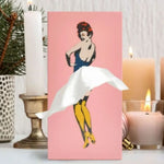 Flying Skirt Tissue Box - Fun Novelty Home Decor Piece