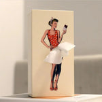 Flying Skirt Tissue Box - Fun Novelty Home Decor Piece