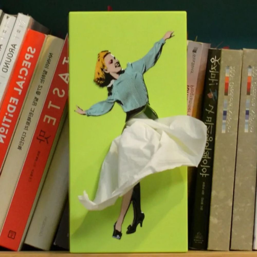 Flying Skirt Tissue Box - Fun Novelty Home Decor Piece