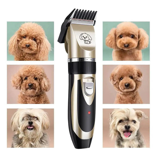 Silent Dog Fur Trimmer - Quiet, Cordless Pet Grooming Set