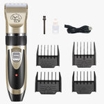 Silent Dog Fur Trimmer - Quiet, Cordless Pet Grooming Set