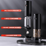 Electric Salt and Pepper Grinder Set - LED, One-Touch