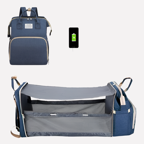 Bambino All-in-One Diaper Bag - Insulated & USB Charging