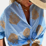 Noor Top in Cocoa - Elegant Versatile Everyday Top