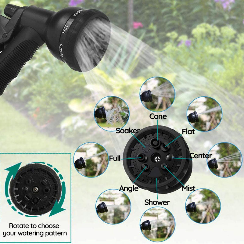 Expandable Garden Water Hose - Lightweight, Kink-Free Design