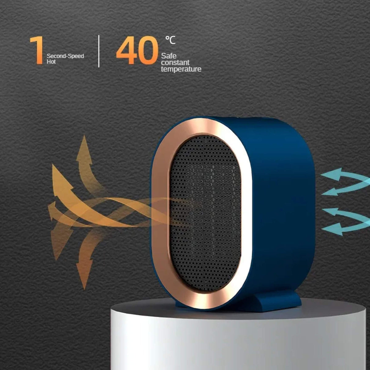 Small Space Heater - Energy-Efficient Ceramic Portable Heater