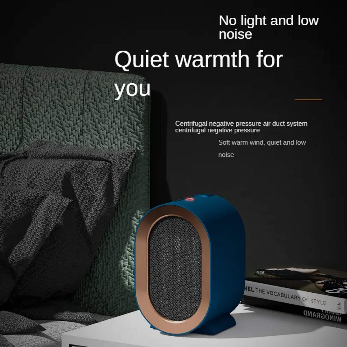 Small Space Heater - Energy-Efficient Ceramic Portable Heater