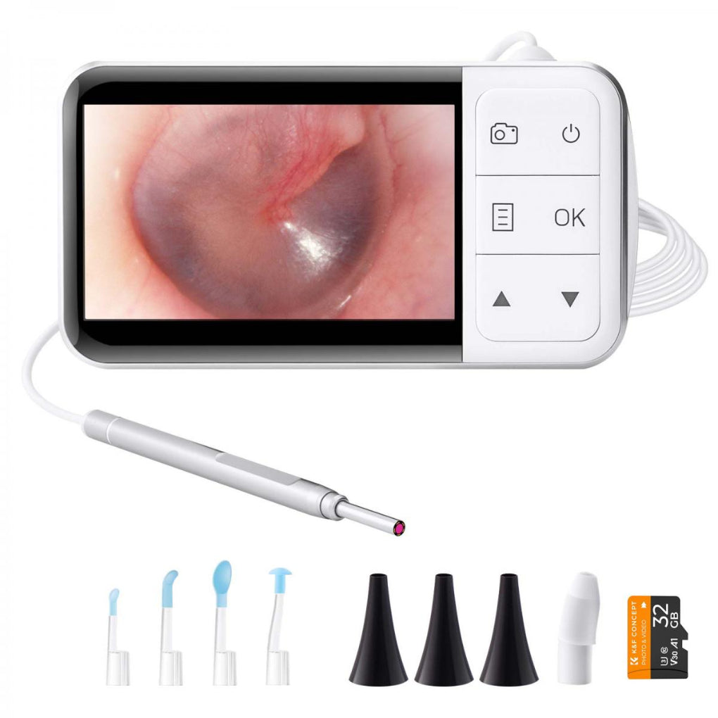 Digital Otoscope - 4.5-Inch Screen Ear Viewing Camera