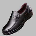 Men's Genuine Leather Casual Shoes - Comfortable, Waterproof Style