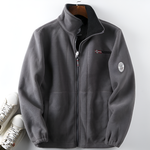Casual Outdoor Fleece for Men - Full-Zip Warmth & Comfort