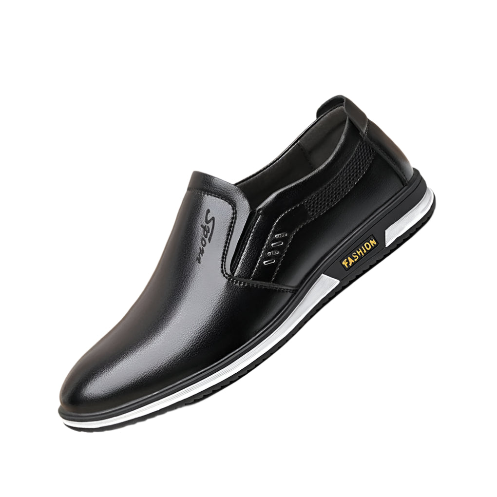 Men's Leather Shoes - Elegant Design for Work or Casual Wear