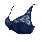 Plus Size Lace Push-Up Bra - Flattering Silhouette, Sophisticated Detail