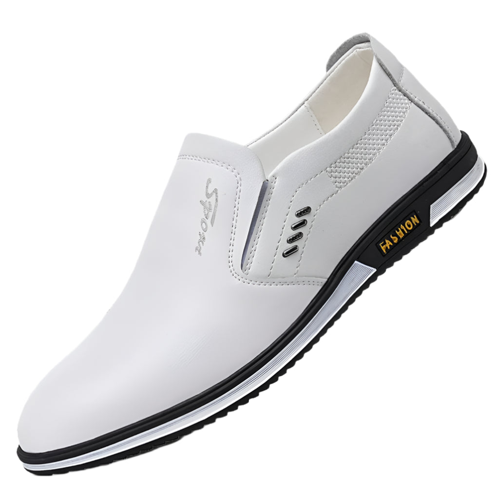 Men's Leather Shoes - Elegant Design for Work or Casual Wear