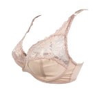 Plus Size Lace Push-Up Bra - Flattering Silhouette, Sophisticated Detail