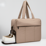 Puffer Duffle Bag - Lightweight Quilted Travel & Gym Bag